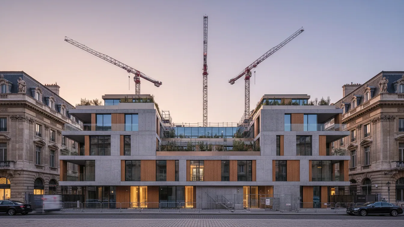 Erster Neubau im THW-Bauprogramm in Melle eingeweiht – KI-generiertes Symbolbild