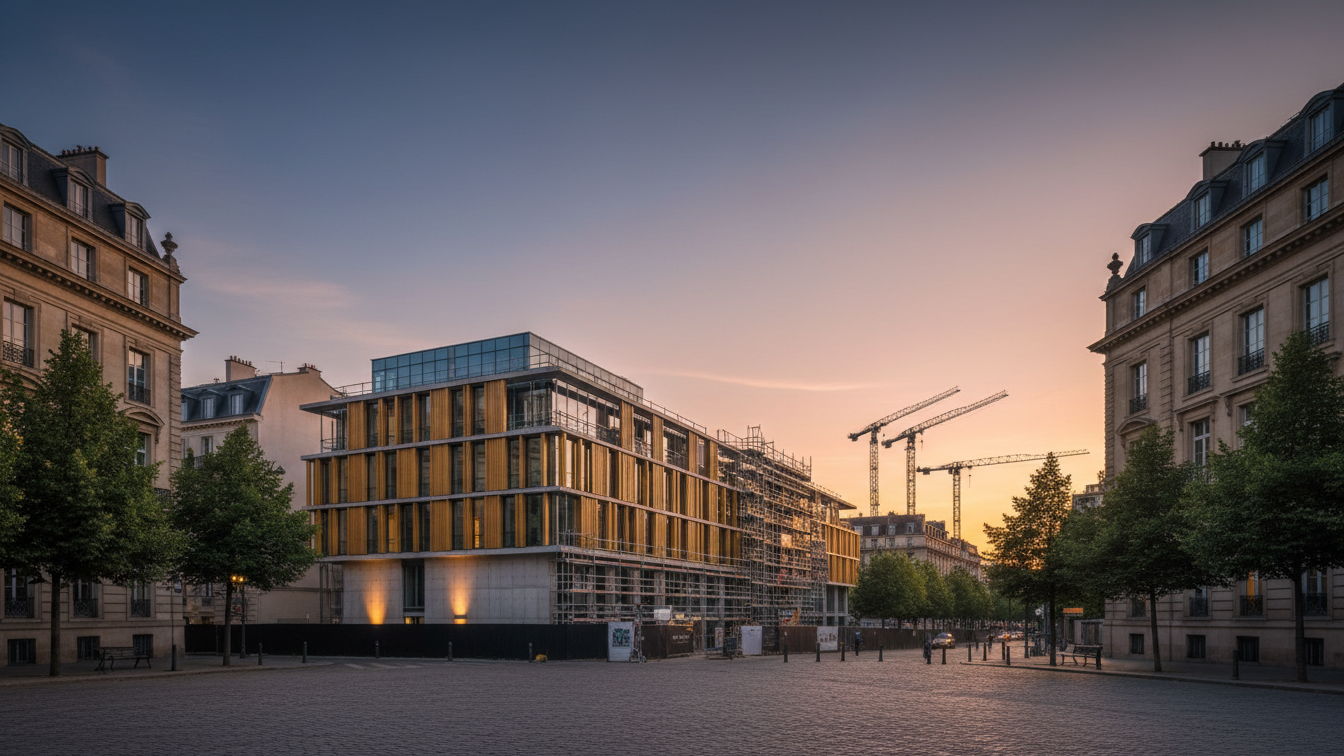 Verdion erhält Baugenehmigung für Logistikprojekt in Rastatt – KI-generiertes Symbolbild