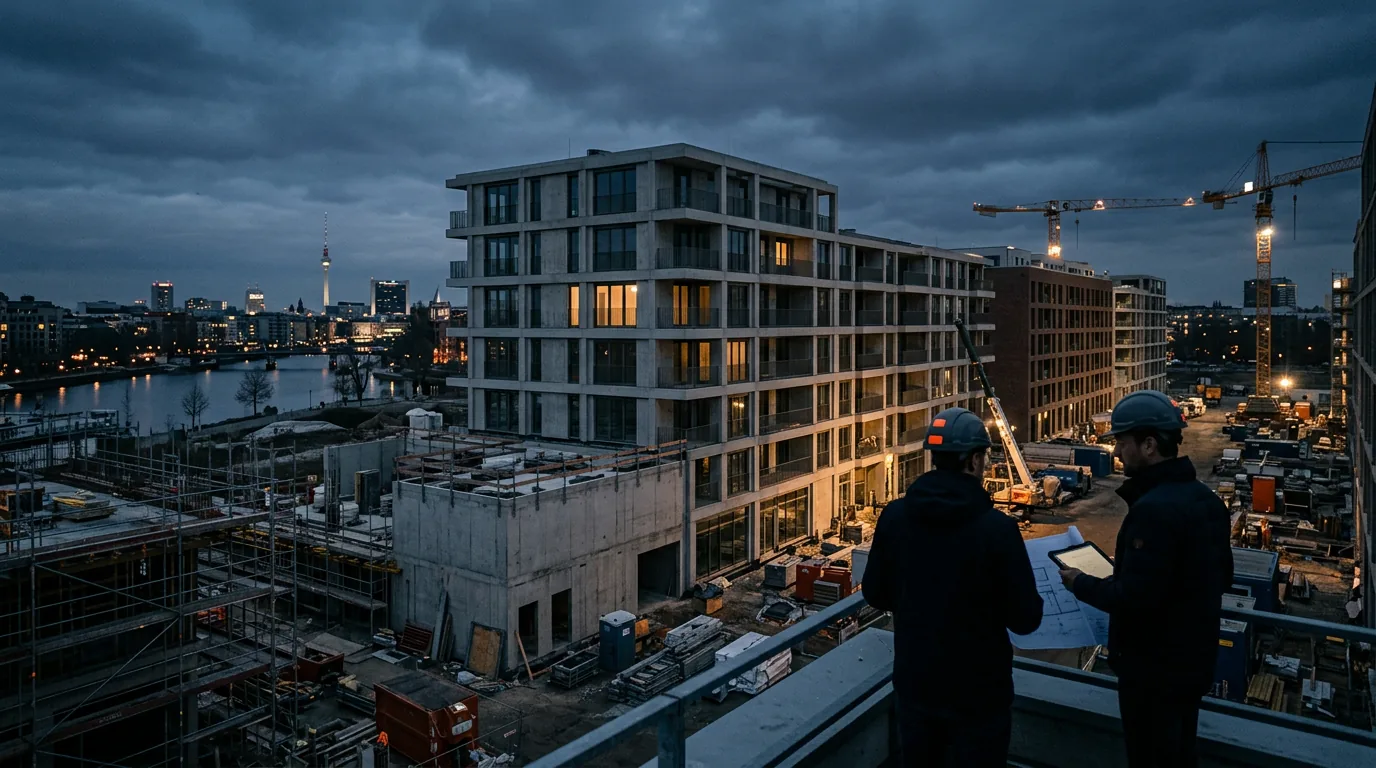 EIB und HOWOGE kooperieren bei Wohnungsneubau in Berlin – KI-generiertes Symbolbild
